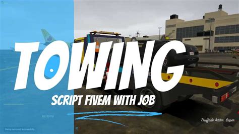 Towing Script Fivem With Job Qbcore Shop