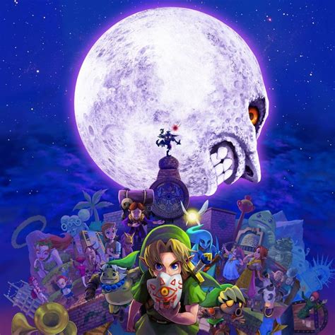 Rubin Mikroskop Geliebte Zelda Majoras Mask Mond Folge Gieße Die Blume