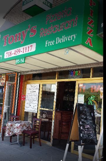 Tonys Pizzeria Restaurant In Queens Menus And Photos