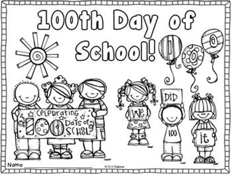 These 100th day of school crafts include 100th day crown, 100th day glasses, worksheets, snack, 100s day printables, school projects, and coloring pages. 100th Day Coloring Page~ Freebie | 100 days of school ...
