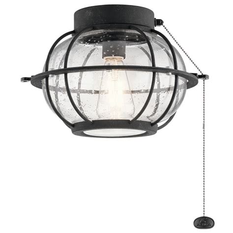 Consumers should stop using the recalled ceiling fans and contact kichler for instructions on how to receive a free replacement ceiling fan. LED Ceiling Fan Seeded Glass Light Distressed Black by ...