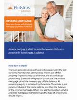 Photos of Reverse Mortgage Marketing Flyers