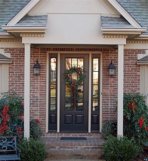 20 Doors For Red Brick Homes Homyhomee