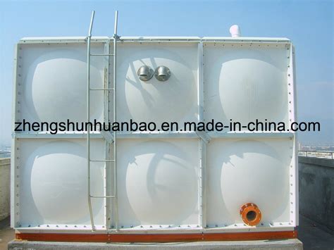 High Intensity Fiberglass Frpsmc Grp Sectional Water Storage Tank