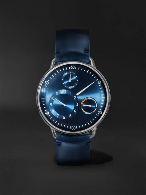 Ressence Type 1 Automatic 427mm Titanium And Leather Watch Ref No Type 1° N For Men Mr Porter