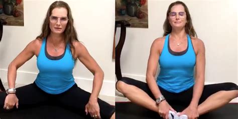 Brooke Shields Shared The Stretches She Does For Flexibility At 55