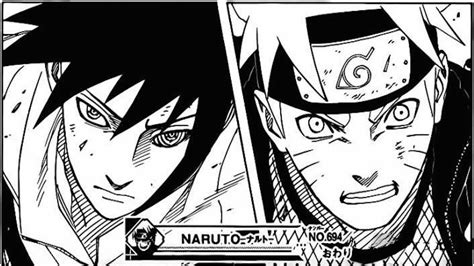 Naruto 694 Manga Chapter ナルト Review Naruto Vs Sasuke Friends Collide Youtube
