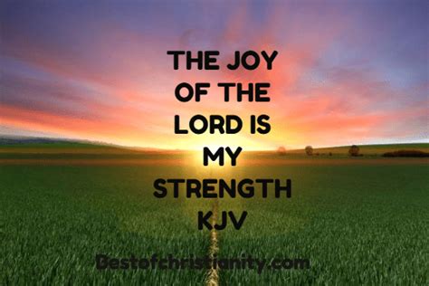The Joy Of The Lord Is My Strength Kjv In 2020 Joy Of The Lord Lord