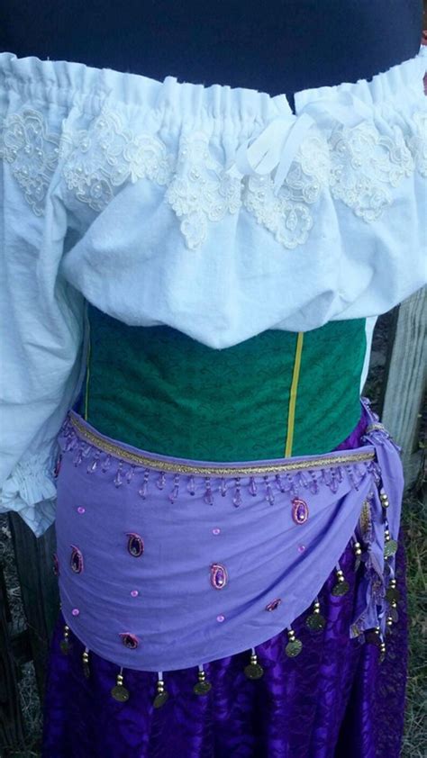 Esmeralda Gypsy Adult Costume Cosplay Etsy