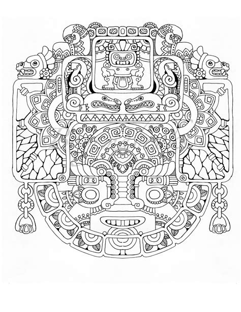 Magic Mask Adult Coloring Book Coloring Pages Pdf Coloring Etsy