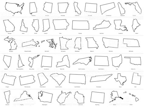 Acquire Map Of The Us Outline Free Images