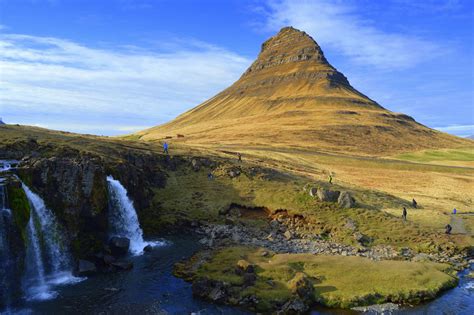 Kirkjufell Is A 463m High Mountain On The North Coast Of Icelands