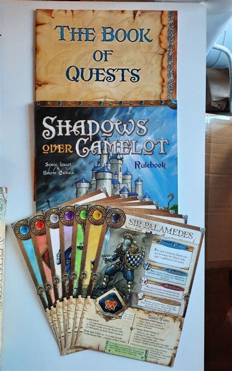 Shadows Over Camelot Board Game Merlins Company Expansion Painted