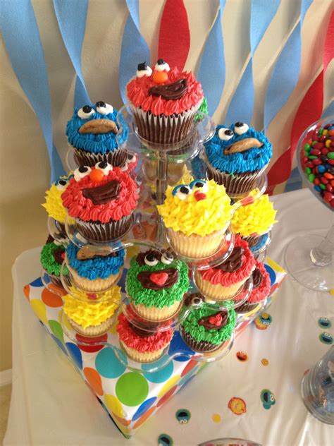 Sesame Street Cupcakes Sesame Street Cupcakes Sesame Street Birthday