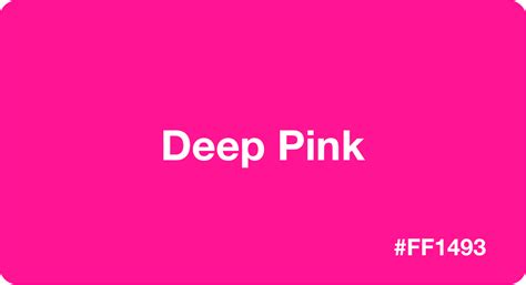 Deep Pink Color Best Practices Color Codes Palettes And More
