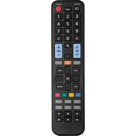 This remote control is designed in accordance with the standard format of the brand, and is designed for more current models, since it includes the operation keys for smart tv. One For All Replacement Remote for Samsung TV's-URC1810 ...