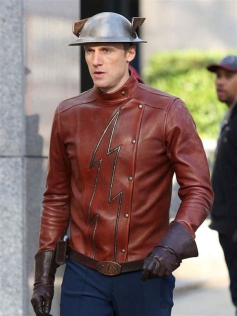 Jay Garrick The Flash Brown Leather Jacket Jacketsjunction