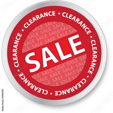 Clearance Sale Icon Stock Illustration Adobe Stock
