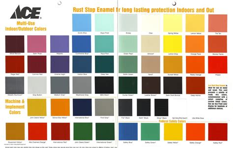 Rustoleum Spray Paint Color Chart World Printables Get In The Trailer