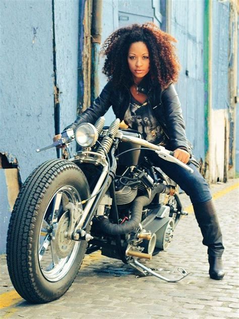 Black Women On Motorcycles Motorcycle Women Motorcycle Culture