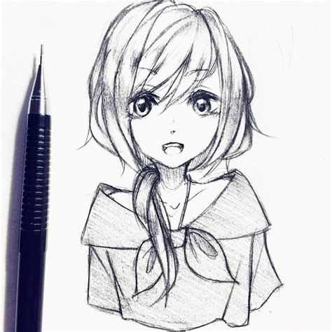 Anime Pencil Drawings At Paintingvalleycom Explore