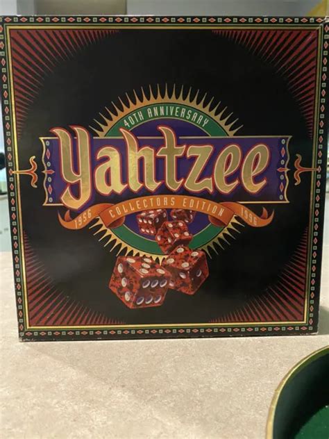 Yahtzee 40th Anniversary Collectors Edition Game 1995 2262 Picclick