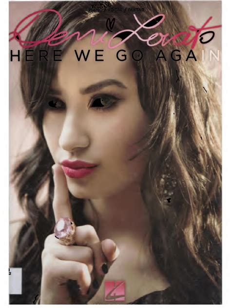 Get notified when demi lovato (song book) is updated. Demi Lovato - Here We Go Again - PVG book