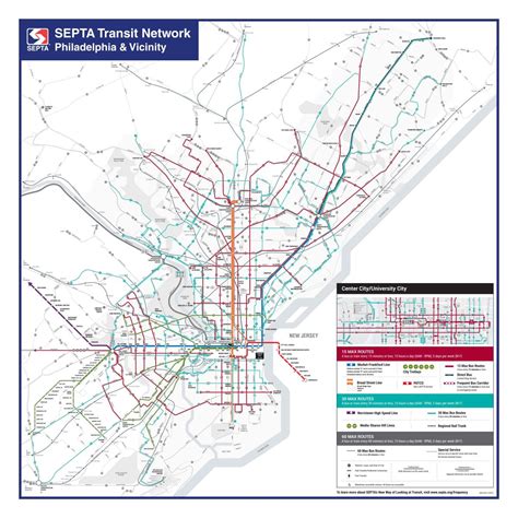 Plan Et Carte Des Transports De Philadelphia Transport Public Et