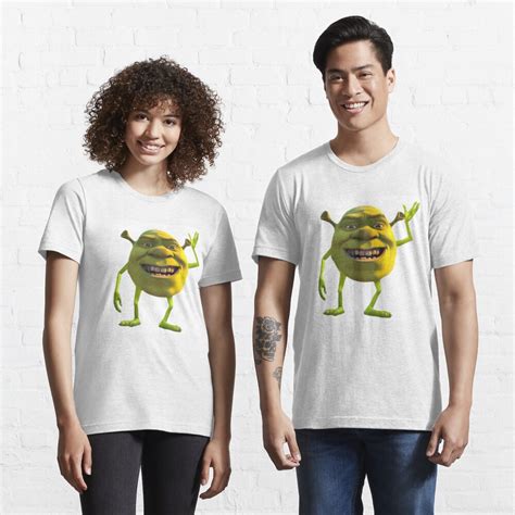 Shrek Mike Wazowski Meme T Shirt For Sale By Madgeik Redbubble