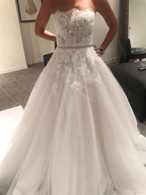 Monique Lhuillier Roma Wedding Dress Size 0 Xs Tradesy