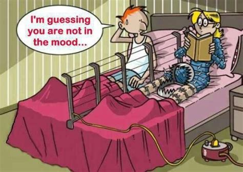 Im Guessing You Are Not In The Mood Cartoon Jokes Funny Cartoons