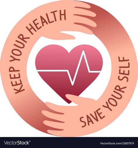 Health Care Logo Design Hands Hug The Heart Symbol Round Shape Icon