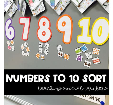 Sorting Numbers 1-10 Clothespin Tasks | Learning numbers, Numbers 1 10 ...