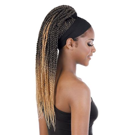 Beshe Seduction Quick Wrap With Headband Wig Senegal Twist 30