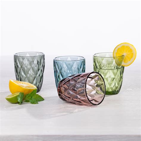 shop our new season range bed bath and beyond nz home co coloured glasses 4 piece set 240ml