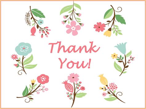Thank You Card - Flowers - Advertising Agency
