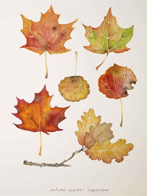 Pin On Autumn Watercolors