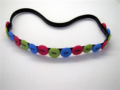 Button Headband · How To Make A Button Headband · Jewelry Making And