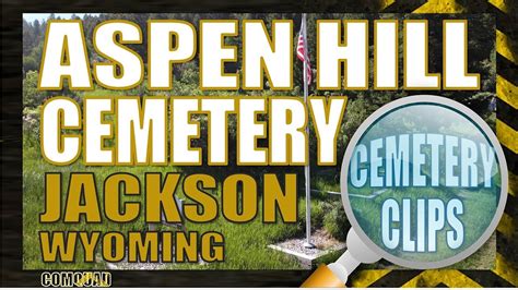 Comquad Drone A Short Video Clip Of Aspen Hill Cemetery Located In