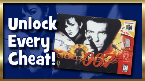 How To Unlock All Cheats And Extra Characters In Goldeneye 007 Youtube