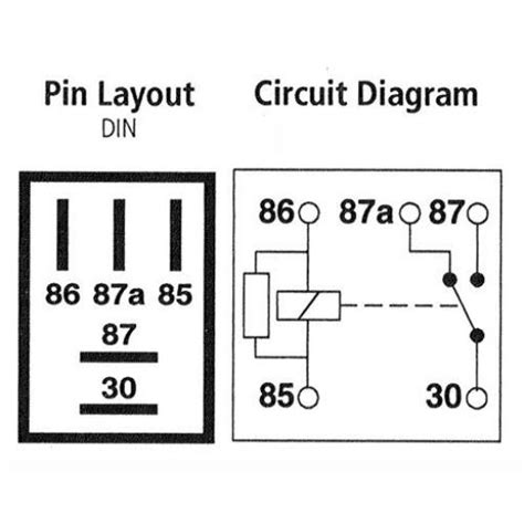 12v Relay Wiring Diagram 5 Pin Universal Spst Relay Wiring Diagram