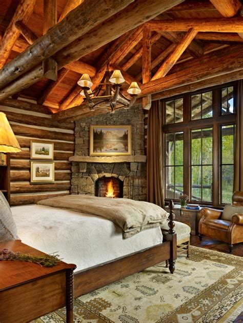 Great home, retreat, hunting cabin, office, etc. 15 Cozy Rustic Bedroom Interior Designs For This Winter