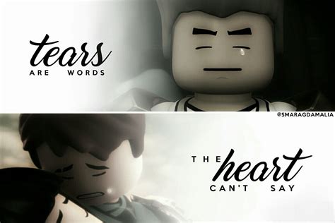 Lego Ninjago Tears Are Words The Heart Cant Say Quote