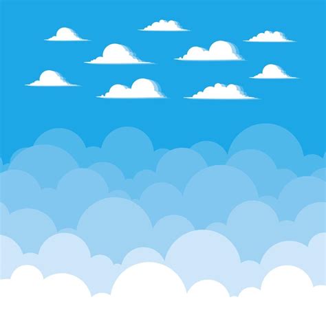 Blue Sky With Clouds Background 6050395 Vector Art At Vecteezy