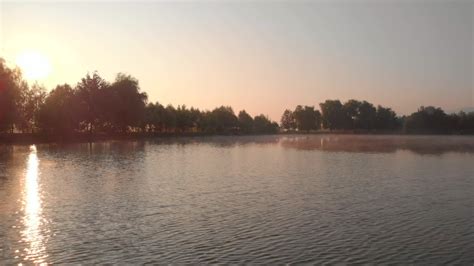 Beautiful Pond Landscape During Sunrise Image Free Stock Photo