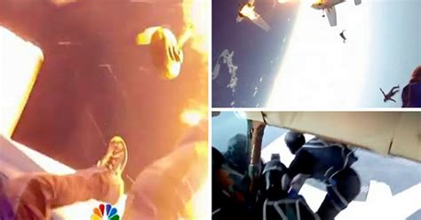 Video Mid Air Plane Crash Captured On Skydivers Helmet Cameras World
