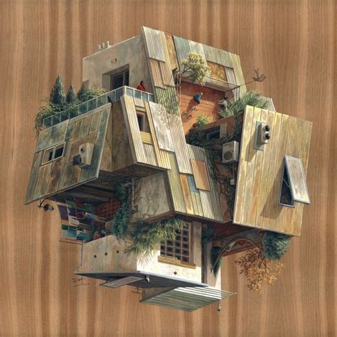 Surreal Architectural Drawings By Cinta Vidal Agulló Architecture