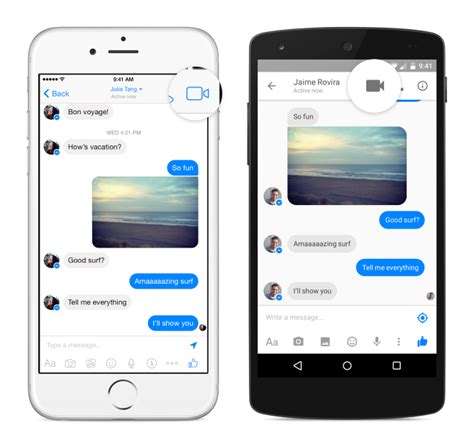 facebook adds free video calling to messenger app no update required