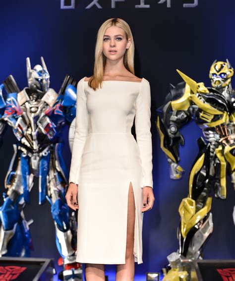 Miller as lucas cade's employee, kelsey grammer as harold attinger a cia officer that worked with a transformer intent upon capturing optimus prime, titus welliver as savoy attinger's operative. Nicola Peltz Photos Photos - 'Transformers: Age of ...