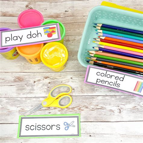 5 Reasons To Use Kindergarten Classroom Labels Miss Kindergarten
